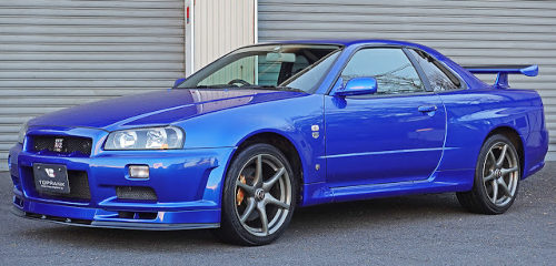 2000 R34 GT-R Bayside Blue (47kB)